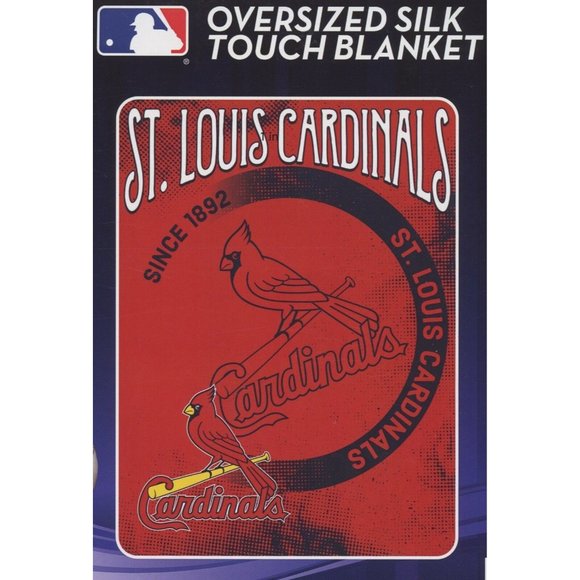 St Louis Cardinals MLB Baseball Soft BLUE Warm Blanket Throw Northwest  Company